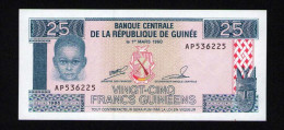 Guinea 25 Francs 1985 Unc - Guinee