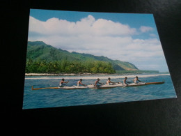 BELLE CARTE....LES COURSES DE HAUTE MER ENTRE OAHU ET MOLOKAI SONT TRES POPULAIRES A TAHITI - Frans-Polynesië