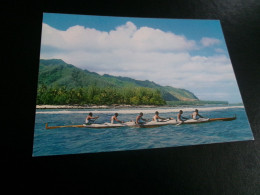BELLE CARTE....LES COURSES DE HAUTE MER ENTRE OAHU ET MOLOKAI SONT TRES POPULAIRES A TAHITI - Polinesia Francesa