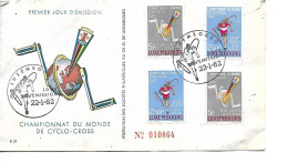 FDC Championnat Du Monde Cyclocross - Lettres & Documents