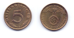 Germany 5 Reichspfennig 1937 D - 5 Reichspfennig