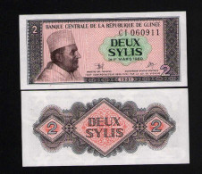 Guinea 2 Sylis 1981 Unc - Guinée