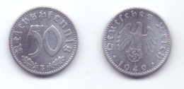 Germany 50 Reichspfennig 1940 E WWII Issue - 50 Reichspfennig