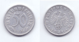 Germany 50 Reichspfennig 1942 E WWII Issue - 50 Reichspfennig