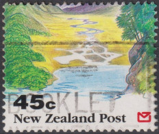 1992 Neuseeland ° Mi:NZ 1252A, Sn:NZ 1124, Yt:NZ 1196, River Delta, Scenery 1992 - Landscapes - Usados