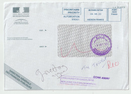 7426 Lettre Cover 2023 ILE MAURICE MAURITIUS NPAI RTS RETURN TO SENDER 2020 - Mauritius (1968-...)