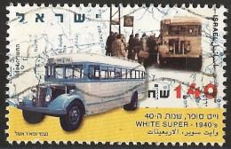 Israel 1994 - Mi 1319 - YT 1264 ( Bus White Super ) - Used Stamps (without Tabs)
