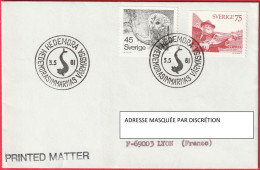 Imprimé - Enveloppe De Suède (Hedemora) (03-05-81) (Recto-Verso) - Storia Postale