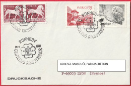 Imprimé - Enveloppe De Suède (Ronneby) (1981) (Recto-Verso) - Storia Postale