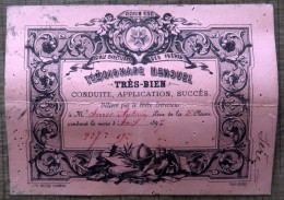 Témoignage Mensuel 1897 - Diplômes & Bulletins Scolaires