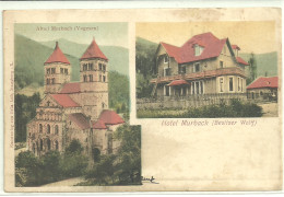 MURBACH Haute Rhin  Couleur Hôtel époque Occupation Allemande  1898, - Murbach