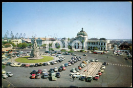 OLD POSTCARD LOURENÇO MARQUES MAPUTO TRAIN RAILWAY CENTRAL STATION BUS MOÇAMBIQUE AFRICA CARTE POSTALE - Mozambique