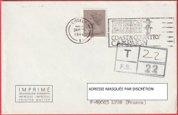 Imprimé - Enveloppe Du Royaume-Uni (Lincoln) (1986) (Recto-Verso) - Briefe U. Dokumente