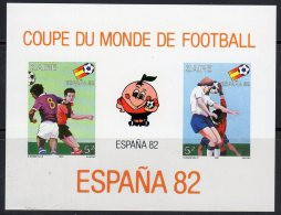 ZAIRE - BLOC N°48 ** NON DENTELE  (1981)  ESPANA 82 : Football - Unused Stamps