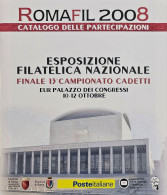 Romafil 2008 Esposizione Filatelica Nazionale Catalogo Delle Partecipazioni 50 PAGES In 25 B/w Photocopies Numero Unico - Exposiciones Filatélicas