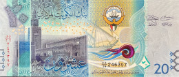 Kuwait 20 Dinars, P-34a (2014) - UNC - Koweït