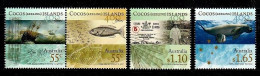 (015) Cocos Isl. / Isles Cocos / Keeling  History / Geschichte / Fauna / Animals / Tiere ** / Mnh  Michel 452-455 - Islas Cocos (Keeling)