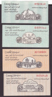 BURMA/MYANMAR LOTTERY 1998 ISSUED 50 KYAT 4 PIECES SET, UNC - Myanmar (Birmanie 1948-...)