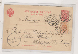 RUSSIA 1906  Postal Stationery To Germany - Storia Postale