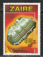 ZAIRE - N°1518 ** (1996) Minéraux : Bord Blanc - Ungebraucht