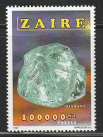 ZAIRE - N°1529 ** (1996) Minéraux : Bord Blanc - Nuevos