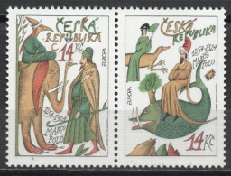 Tchéquie YT 35-36 Se-tenant Neuf Sans Charnière XX MNH Europa 1994 - Nuevos