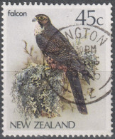 1986 Neuseeland ° Mi:NZ 963, Sn:NZ 767, Yt:NZ 925, New Zealand Falcon (Falco Novaeseelandiae) - Usati