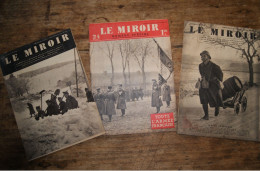 Lot 3 Journaux LE MIROIR 1939 Et 1940 - Frans