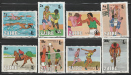 ZAIRE - N°1194/201 ** (1985) Olymphilex'85 - Unused Stamps