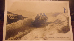 SUISSE - GRISONS - ST MORITZ - COURSE De BOBSLEIGH - TRES BELLE CARTE PHOTO 1913 - Sankt Moritz