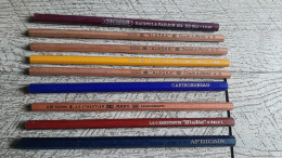 9 Crayons De Papier Neuf Alaska Conté Staedler Cartrobureau Baignol Farjon Africain Crayon - Andere & Zonder Classificatie