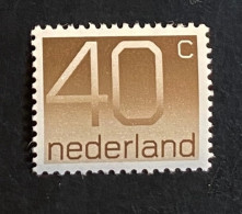 Niederlande 1976 Freimarke Ziffern Mi. 1068 A Postfrisch/** MNH - Ongebruikt