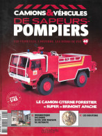 Fascicule Du Modèle Réduit 1/43 ( Camion-Citerne-Forestier  - Brimont Apache ) Des Sapeurs Pompiers - Modelismo