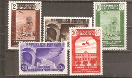 España/Spain-(MH/*) - Edifil  712-14, 716 , 718 - Yvert  Aéreo 97-99, 101 ,103 - Unused Stamps