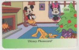 UK - Mickey Minnie  , Discount Phonecard , 10£, Mint, FAKE - Andere & Zonder Classificatie