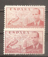 España/Spain-(MH/*) - Edifil  940-41 - Yvert  Aéreo 217-18 - Neufs