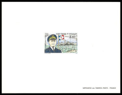 ST. PIERRE & MIQUELON(1993) Commander R. Birot. Deluxe Sheet. Scott No 586. - Imperforates, Proofs & Errors