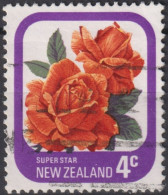 1975 Neuseeland ° Mi:NZ 670C, Sn:NZ 587, Yt:NZ 648, Rose "Super Star" - Gebraucht