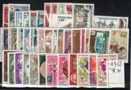 Année Complete 1968 N** MNH Luxe , 40 Timbres , YV 1542 à 1581 , Cote 19 Euros - 1960-1969