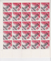 GRANDE BRETAGNE Ile De LUNDY (poste Privée)surchargé EUROPA  Feuillet 25 Timbres Neufs 10,70 € - Lokale Uitgaven