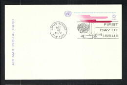 NATIONS UNIES New York 1972: CP FDC - FDC