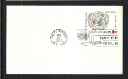 NATIONS UNIES New York 1972: CP FDC - FDC