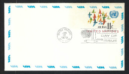 NATIONS UNIES New York 1973: CP FDC - FDC