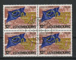 Luxemburg Y/T 1171 (0) In Blok Van 4. - Used Stamps