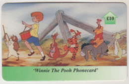 UK - Winnie The Pooh & Friends, Discount Phonecard , 10£, Mint, FAKE - Otros & Sin Clasificación