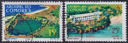 Comores  1967,  YT N°39-40  O,  Cote YT 1,9€ - Usati
