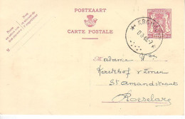 Entier Postale N° 126 - Oblitération Krombeke - Postkarten 1934-1951