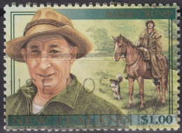 1995 Neuseeland ° Mi:NZ 1467, Sn:NZ 1316, Sg:NZ 1938, Barry Crump, Famous New Zealanders - Used Stamps