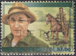 1995 Neuseeland ° Mi:NZ 1467, Sn:NZ 1316, Sg:NZ 1938, Barry Crump, Famous New Zealanders - Used Stamps