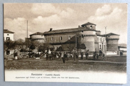 ABRUZZO L’AQUILA AVEZZANO CASTELLO DUCALE  Formato Piccolo Non Viaggiata Anni '10/20 Animata Condizioni Buone - Avezzano